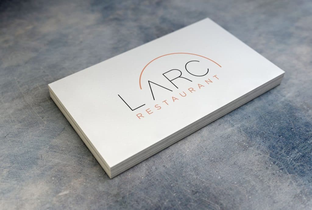 Création du logo L’Arc Restaurant