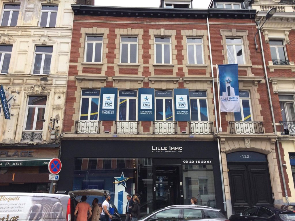 Création nouvelle façade Lille Immo