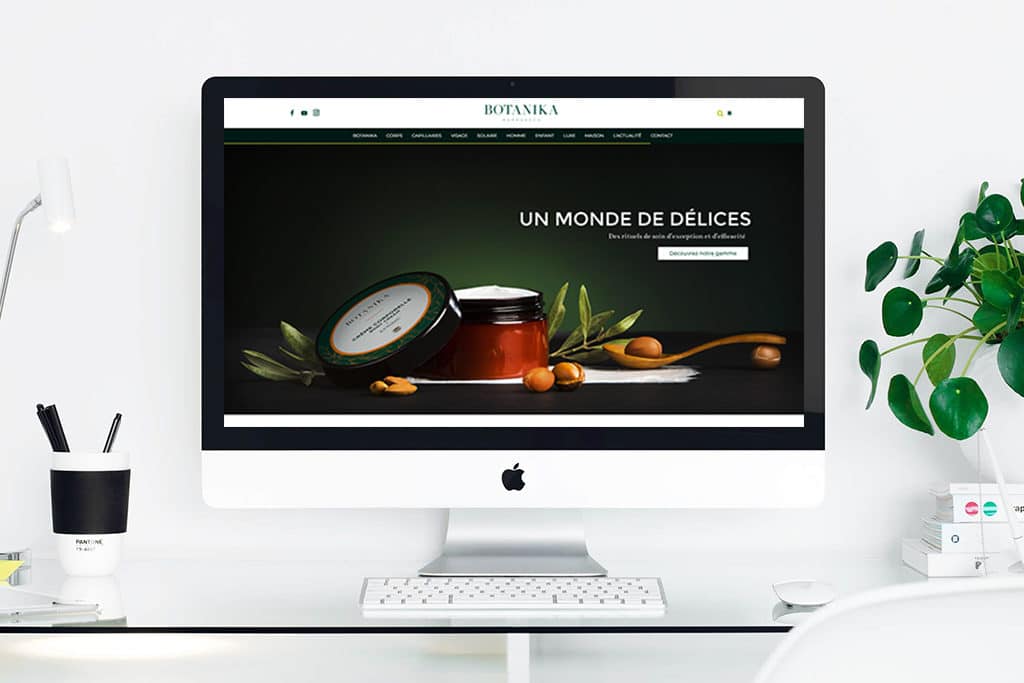 Botanika Marrakech : nouveau site internet